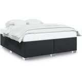 vidaXL Posteljni okvir črn 200x200 cm umetno usnje | Shoptok.si