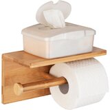 Wenko 24745100 - Držač toaletnog papira BAMBUSA 25x13 cm smeđa Cene