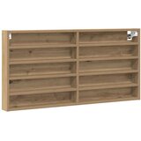  Ormar za izlaganje s policom Umjetnički hrast 100 x 8,5 x 50 cm | shoptok.hr