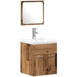 vidaXL set namještaja za kupaonicu 5 pcs staro drvo 41 x 38.5 x 46 cm | shoptok.hr