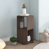  Vrtljiva omarica siva in sonoma hrast 34,5x34,5x75,5 cm, (20716384) | Shoptok.si