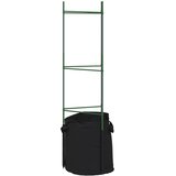  Kavezi za rajčice s vrećama za biljke 8 kom 116 cm čelik i PP | shoptok.hr