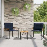  Set vanjskog namještaja s jastukom 3 pcs Mornarska | shoptok.hr