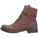 Rieker Gležnarji z vezalkami rjava | Shoptok.si