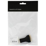 Digitus DisplayPort / DVI Adapter [1x Muški konektor DisplayPort - 1x Ženski konektor DVI, 24 + 5 polova] Crna Cijene