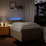  Krevet box spring s madracem krem 120 x 190 cm od tkanine | shoptok.hr