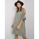 Och Bella Dress-TW-SK-BI-82314.48-khaki | Shoptok.si