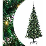  Umjetno predsvijetljeno božićno drvce Zelena 120 cm PVC i metal | shoptok.hr