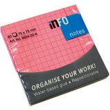 Blok SAMOLJEPLJIV 75X75MM KARO 80L GLOBAL NOTES 5654-32-K NEON-ROZI | shoptok.hr