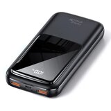 Usams zunanja baterija powerbank 20.000 mAh US-CD177 Quick Charge / PD 22,5W z LCD-jem / 3x izhod - črn Cene