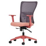 Hanah home Set 2 kancelarijske stolice Lumbar 108 Salmon | ePonuda.com