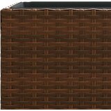 vidaXL Vrtne sadilice 2 kom smeđa 30 x 30 x 60 cm od poliratana | shoptok.hr