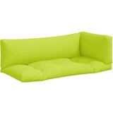  Jastuci za palete 3 kom jarkozeleni od tkanine Zelena | Shoptok.si