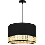  Duolla - Visilica na sajli DOUBLE RATTAN 1xE27/15W/230V Ø 40 cm crna/bež | Eponuda.com