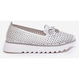 S. BARSKI Ladies Leather Cutout Loafers Made Of Natural Leather D&A | shoptok.hr