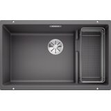 Blanco sudoper SUBLINE 700-U Level InFino SILGRANIT CRNA, pribor 18/10, bez dalj.upr. | shoptok.hr