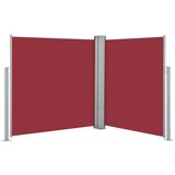 vidaXL uvlačiva bočna tenda 170 x 600 cm crvena | shoptok.hr