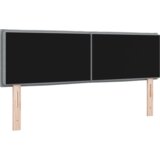 vidaXL LED uzglavlje s linijama dizajna svjetlosivo 80 cm tkanina | shoptok.hr