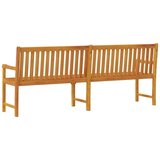 vidaXL Vrtna klupa 219 cm od masivnog bagremovog drva | shoptok.hr