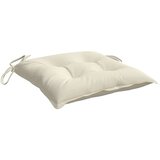 vidaXL Blazine za stole 4 kosi kremno bele 50x50x7 cm oxford tkanina | Shoptok.si