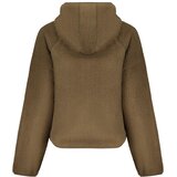 Guess Džemper s kapuljačom za žene smeđe boje s patentnim zatvaračem | shoptok.hr