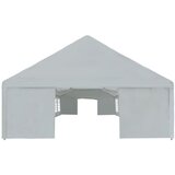 Šator za zabave od PE-a 6 x 12 m sivi | shoptok.hr