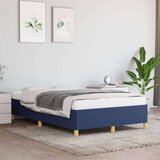  Posteljni okvir moder 120x200 cm blago, (20725205) | Shoptok.si