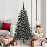 vidaXL Umjetno božićno drvce s stalakom Zelena 83.5 x 83.5 x 150 cm | shoptok.hr