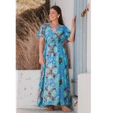 Isla Bonita By Sigris Dolge obleke Dolga Midi Obleka Modra Cene