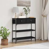  Konzolna stolica Crni hrast 72,5 x 25 x 75 cm Konstruirano drvo | shoptok.hr