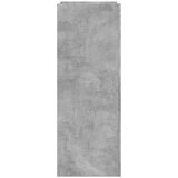 Ormarić za cipele boja betona 74,5x37,5x100cm konstruirano drvo | shoptok.hr