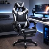  Gaming stolica sa osloncem za noge LE TOY - bijela | Shoptok.si