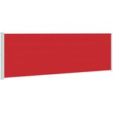  Uvlačiva bočna tenda za terasu 200 x 600 cm crvena | shoptok.hr