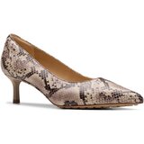 Clarks Čevlji z visoko peto Adela Court 26179298 Bež | Shoptok.si