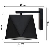  Zidna svetiljka DIAMENT 1xE27/60W/230V | Eponuda.com