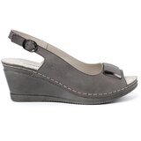 GOODIN Women's gray wedge sandals | shoptok.hr