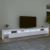 TV ormarić s LED svjetlima bijeli 290x36,5x40 cm | shoptok.hr