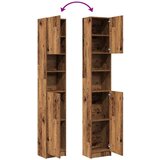 vidaXL Kupaonski ormarić staro drvo 32x25,5x190 cm konstruirano drvo | shoptok.hr
