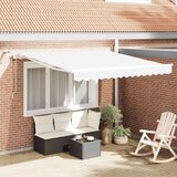  Skrovita tenda Bijelo 350 x 250 cm Poliester i metal | shoptok.hr