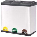  Koš za ločevanje odpadkov nerjaveče jeklo 54 L | Shoptok.si