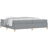  Krevetna konstrukcija Svijetlo siva 200 x 200 cm tkanina | shoptok.hr