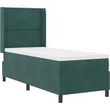  Krevet s opruga kutije Tamnozelena 80 x 200 cm Baršun | shoptok.hr