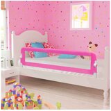  Posteljno varovalo za otroke 150 x 42 cm roza | Shoptok.si