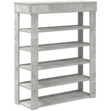  Stalak za cipele boja betona 80x30x98 cm konstruirano drvo | shoptok.hr