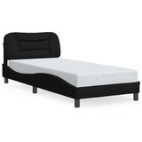  Okvir za krevet bez madraca Hvar crni 90x200cm od tkanine | shoptok.hr