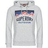 Superdry Puloverji HOODED GREAT OUTDOORS Siva Cene