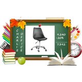  Kancelarijska stolica Charlie Office crna Cene