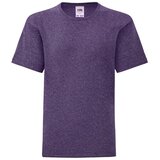 Fruit Of The Loom Purple children's t-shirt in combed cotton Cene