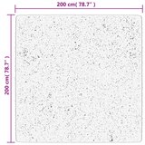  Tepih HUARTE kratkih vlakana mekani i perivi zeleni 200x200 cm | shoptok.hr