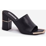 Boto Elegant women's sandals on a heel black Raiza | Shoptok.si